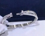 Chaumet Liens Seduction White Gold Bracelet Fully Set With Diamonds