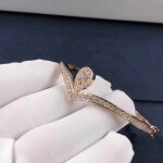 Josephine Aigrette 18ct Pink Gold And Diamond Bracelet