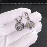 Chopard Happy Diamands Earing 18k White Gold With Diamonds