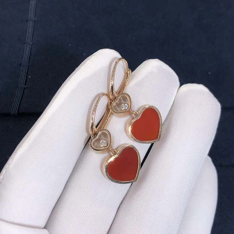 Chopard Happy Hearts Earrings Gems And Diamond
