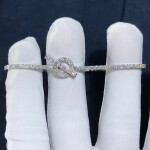 Custom Made Hermes Chaine Dancre Closure Diamond Finesse Bracelet