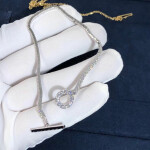 Custom Made Hermes Chaine Dancre Closure Diamond Finesse Bracelet