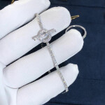 Custom Made Hermes Chaine Dancre Closure Diamond Finesse Bracelet