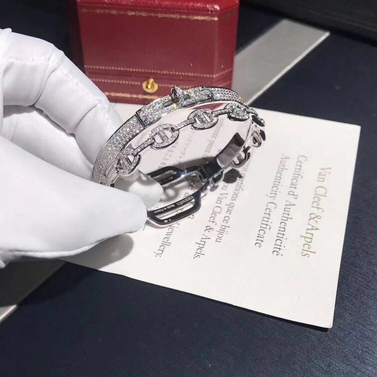 Hermes Bracelet Full Diamonds