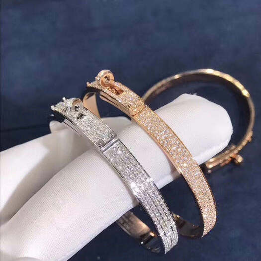 Hermes Kelly Bracelet Diamonds