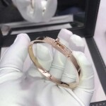 Hermes Kelly Bracelet Rose Gold With Diamonds