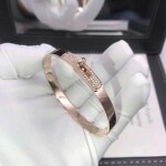 Hermes Kelly Bracelet Rose Gold With Diamonds