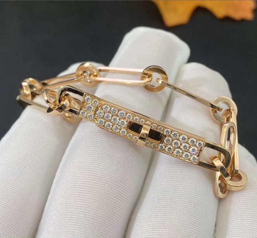Hermes Paris Kelly Chaine Bracelet Small