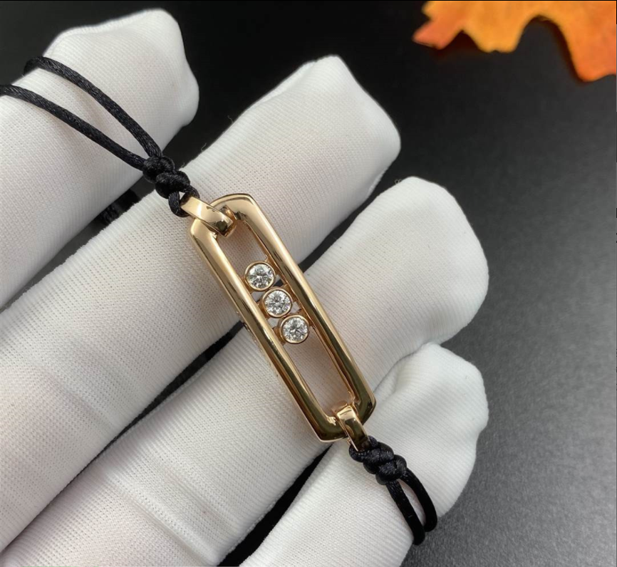 Messika Move Classique 18k Rose Gold Bracelet Large