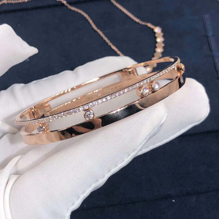 Messika Move Romane Diamond Bangle Bracelet