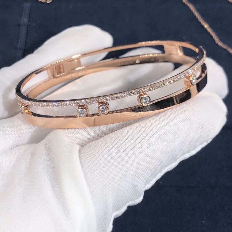 Messika Move Romane Diamond Bangle Bracelet