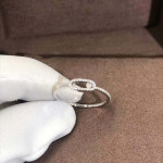 Messika Single Move Diamond Ring Fashion Lover Full Diamonds Ring
