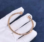 Piaget Possession Open Bangle Bracelet In 18k Rose Gold With Diamonds