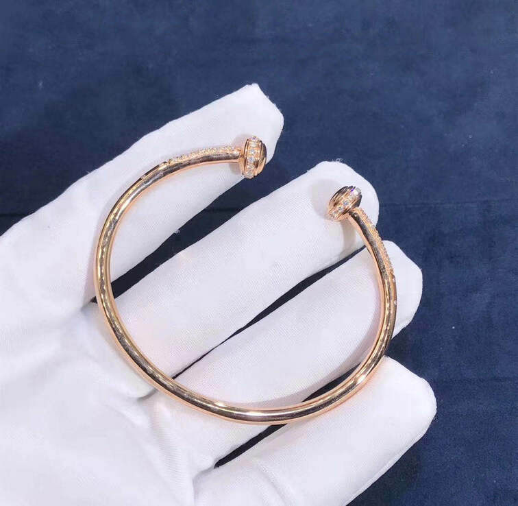 Piaget Possession Open Bangle Bracelet In 18k Rose Gold With Diamonds