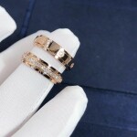 Set Of Piaget Possession Wedding Rings In 18k Rose Gold