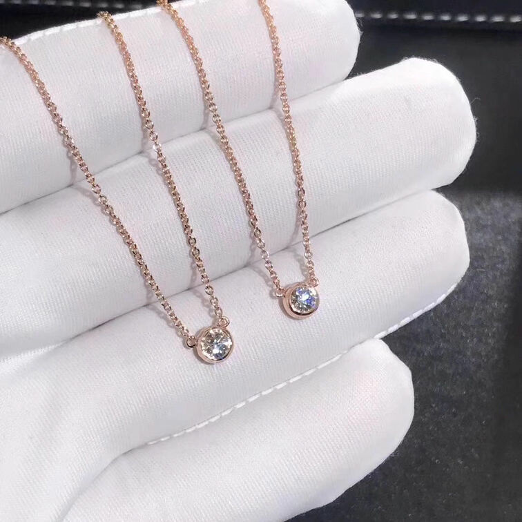 Tiffany Elsa Peretti Diamond By The Yard Pendant