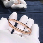 Tiffany T Bracelet 18k Rose Gold With Diamonds Bangle