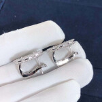 Van Cleef Arpels Diamond Paved Magic Alhambra Ear Clips Earrings
