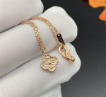 Van Cleef Arpels Sweet Alhambra Pendant 18k Rose Gold 9mm