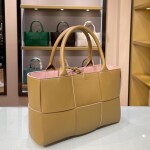 Bottega Arco Tote Brown Pink 36 Ss2022