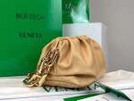 Bottega The Pouch Beige Yellow Chain 26 Ss2022