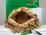 Bottega The Pouch Beige Yellow Chain 26 Ss2022
