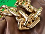 Bottega The Pouch Dark Chocolate Yellow Chain 26 Ss2022