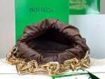 Bottega The Pouch Dark Chocolate Yellow Chain 26 Ss2022
