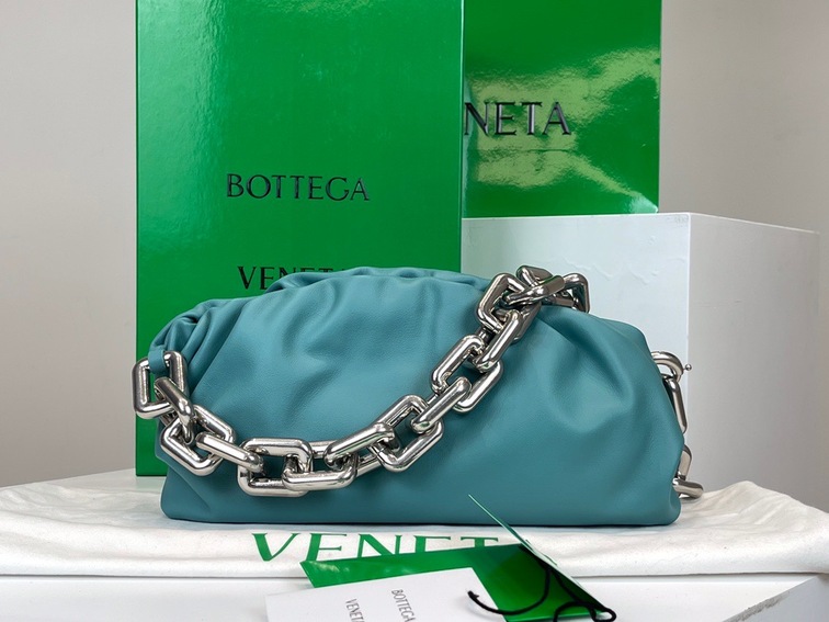 Bottega The Pouch Mint Sliver Chain 26 Ss2022