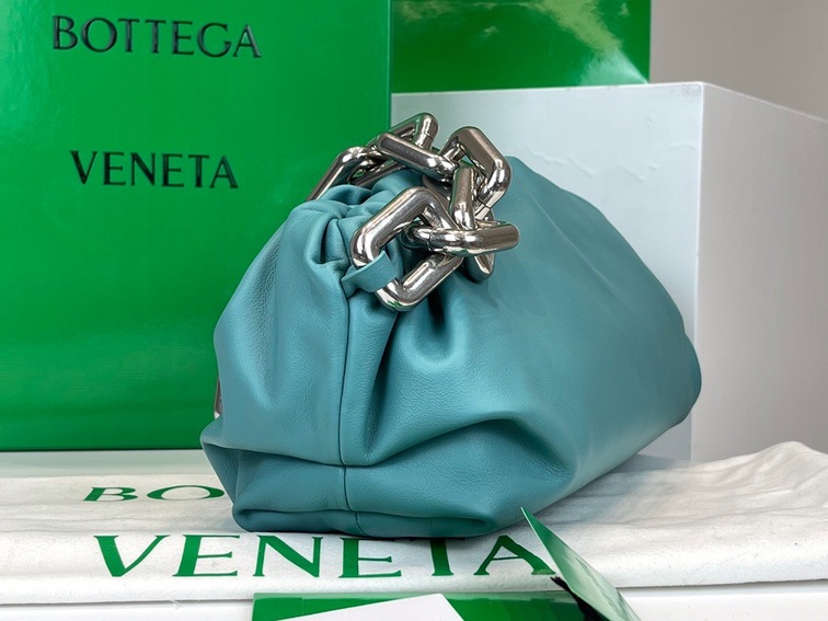 Bottega The Pouch Mint Sliver Chain 26 Ss2022