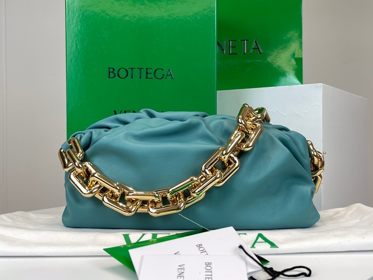 Bottega The Pouch Mint Yellow Chain 26 Ss2022