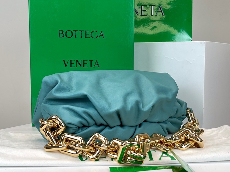 Bottega The Pouch Mint Yellow Chain 26 Ss2022