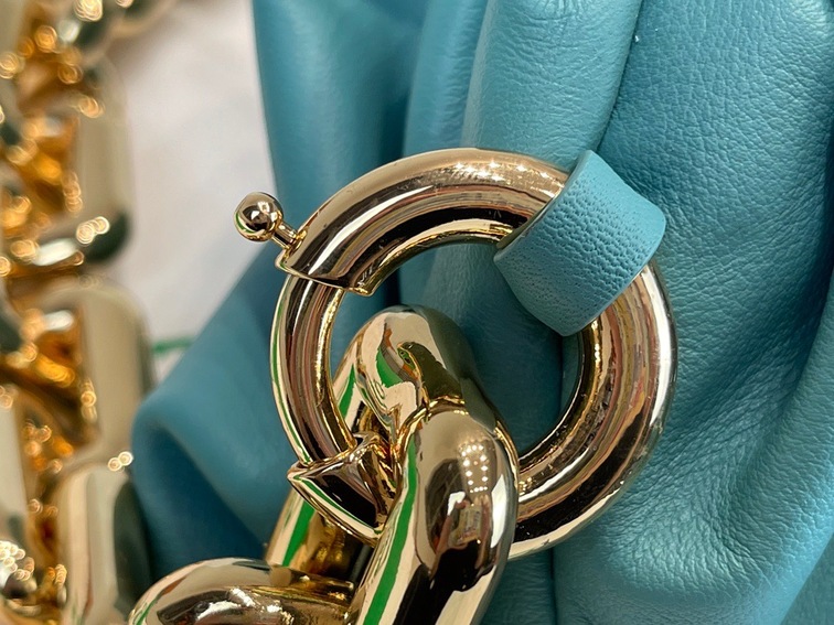 Bottega The Pouch Mint Yellow Chain 26 Ss2022