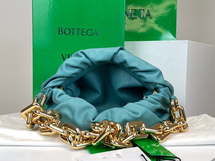 Bottega The Pouch Mint Yellow Chain 26 Ss2022