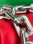 Bottega The Pouch Red Sliver Chain 26 Ss2022