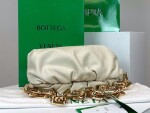 Bottega The Pouch White Yellow Chain 26 Ss2022