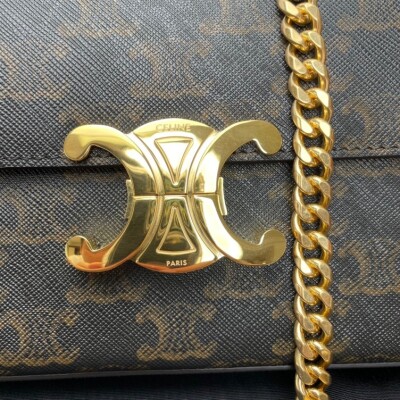 Celine 13 Mini Triomphe Mono Canvas Ss2022