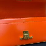 Celine 13 Mini Triomphe Red Canvas Ss2022
