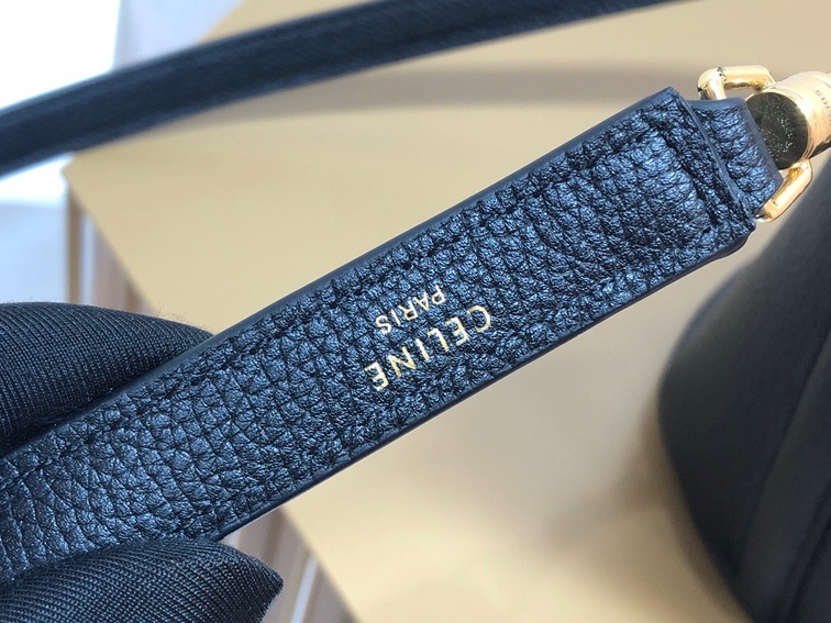 Celine 16 Mini Bucket Bag Black Ss2022