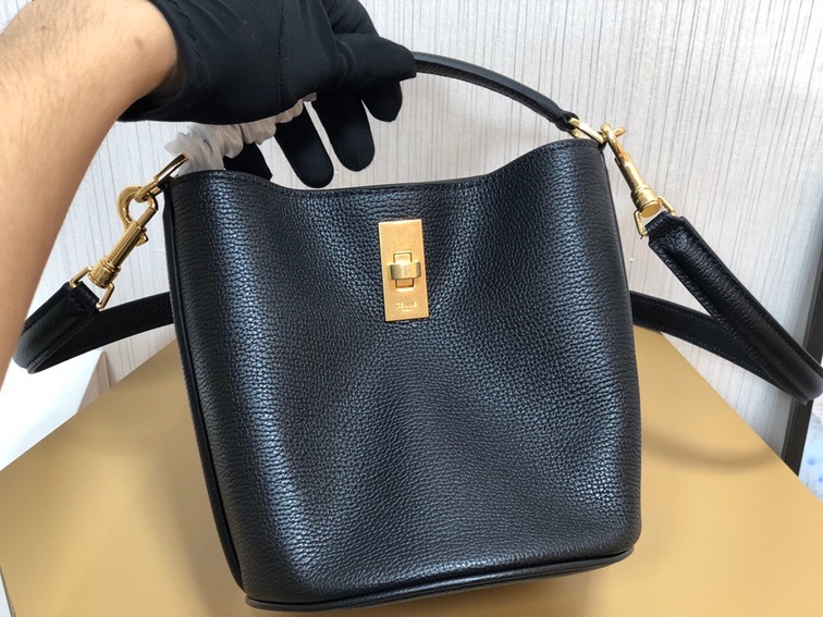 Celine 16 Mini Bucket Bag Black Ss2022