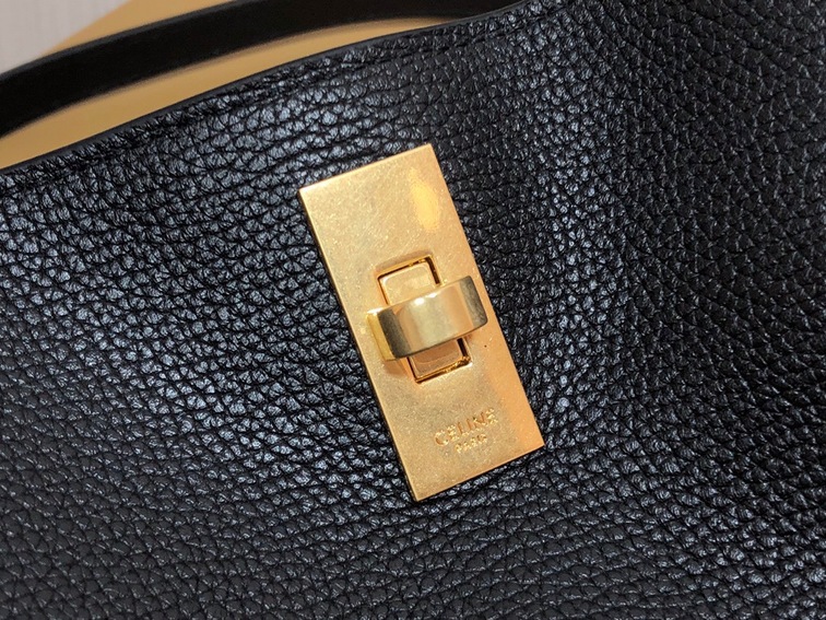 Celine 16 Mini Bucket Bag Black Ss2022