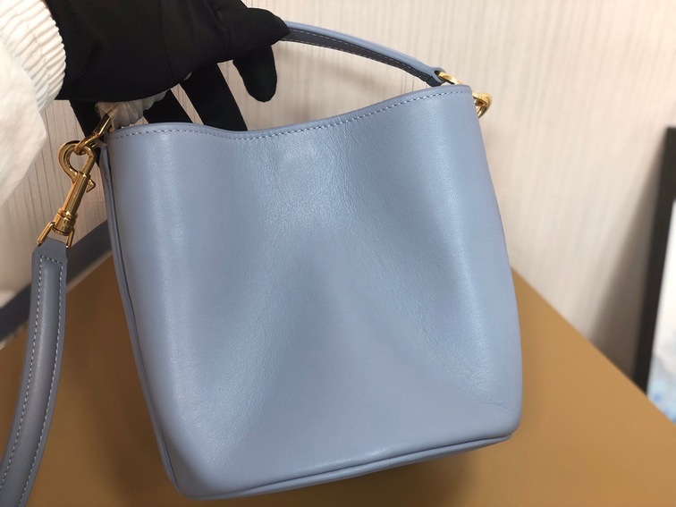 Celine 16 Mini Bucket Bag Blue Ss2022