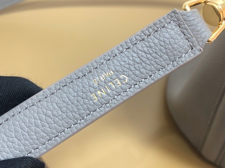 Celine 16 Mini Bucket Bag Gray Ss2022