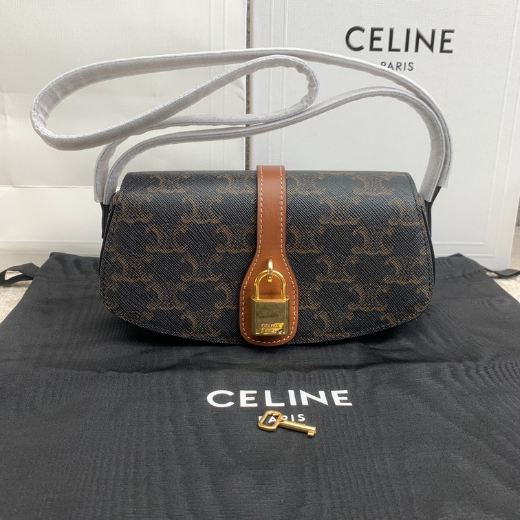 Celine 18 Mini Tabou Triomphe Canvas Ss2022
