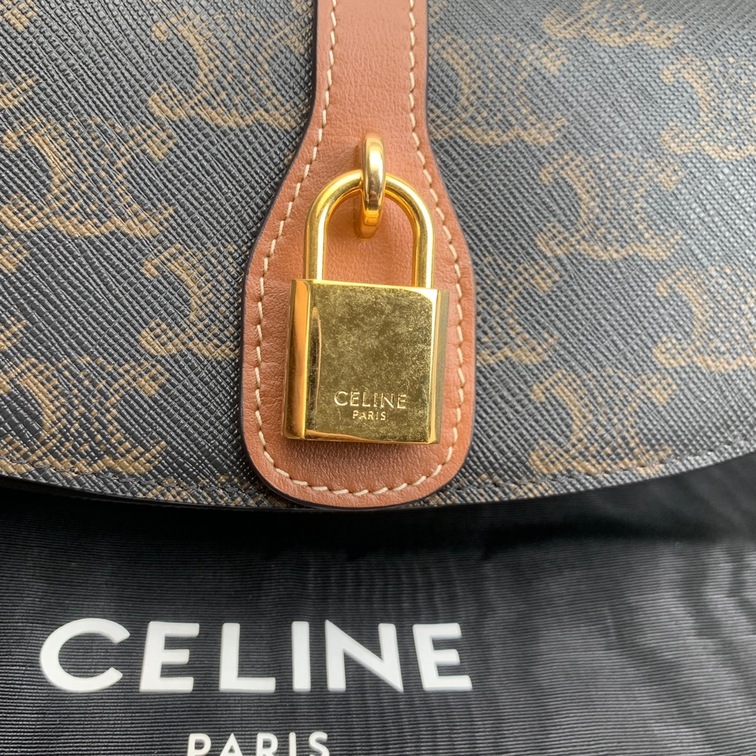 Celine 18 Mini Tabou Triomphe Canvas Ss2022
