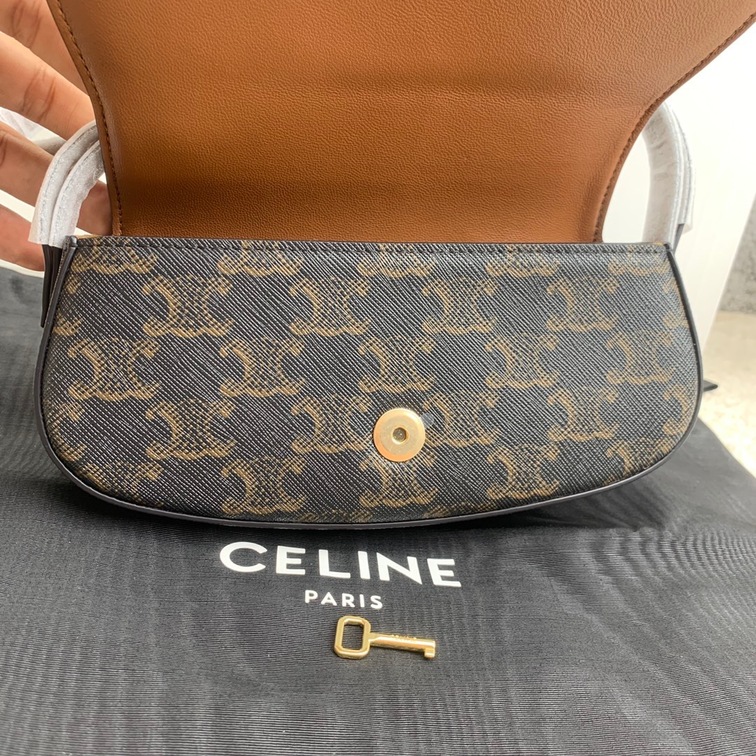 Celine 18 Mini Tabou Triomphe Canvas Ss2022