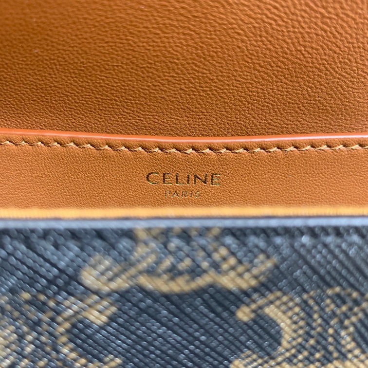 Celine 18 Mini Tabou Triomphe Canvas Ss2022