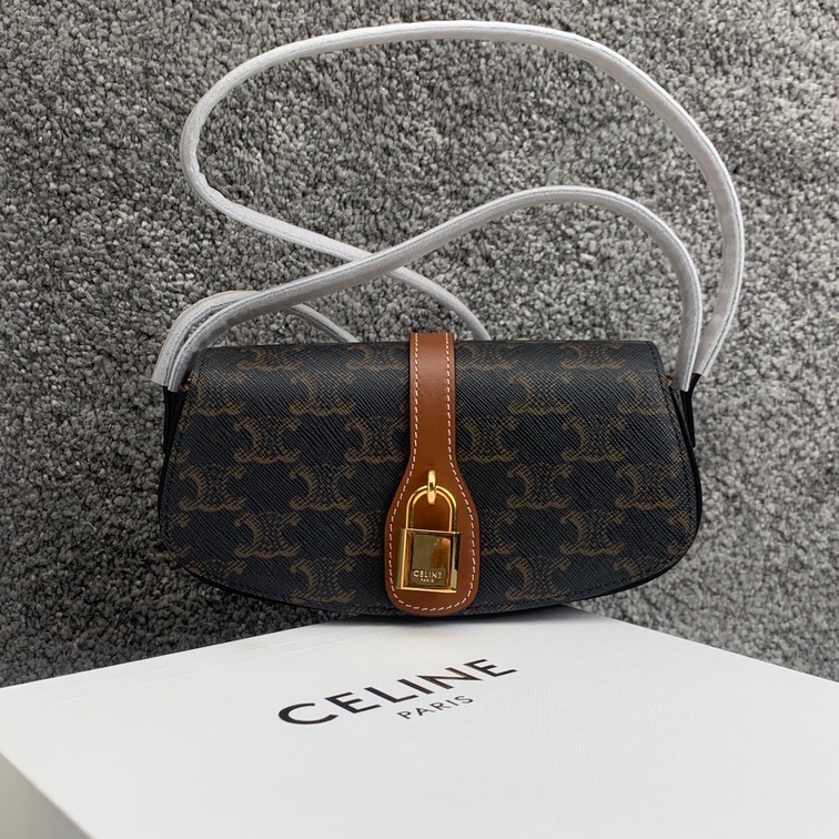 Celine 18 Mini Tabou Triomphe Canvas Ss2022