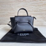 Celine Belt Pico Black 15 Bag