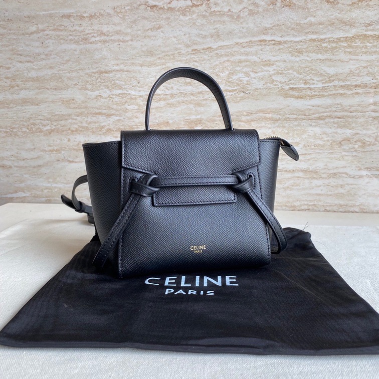 Celine Belt Pico Black 15 Bag
